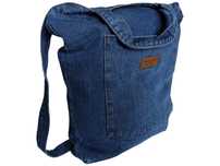 Torebka Damska Jeans, Worek Listonoszka  Torba Materiałowa