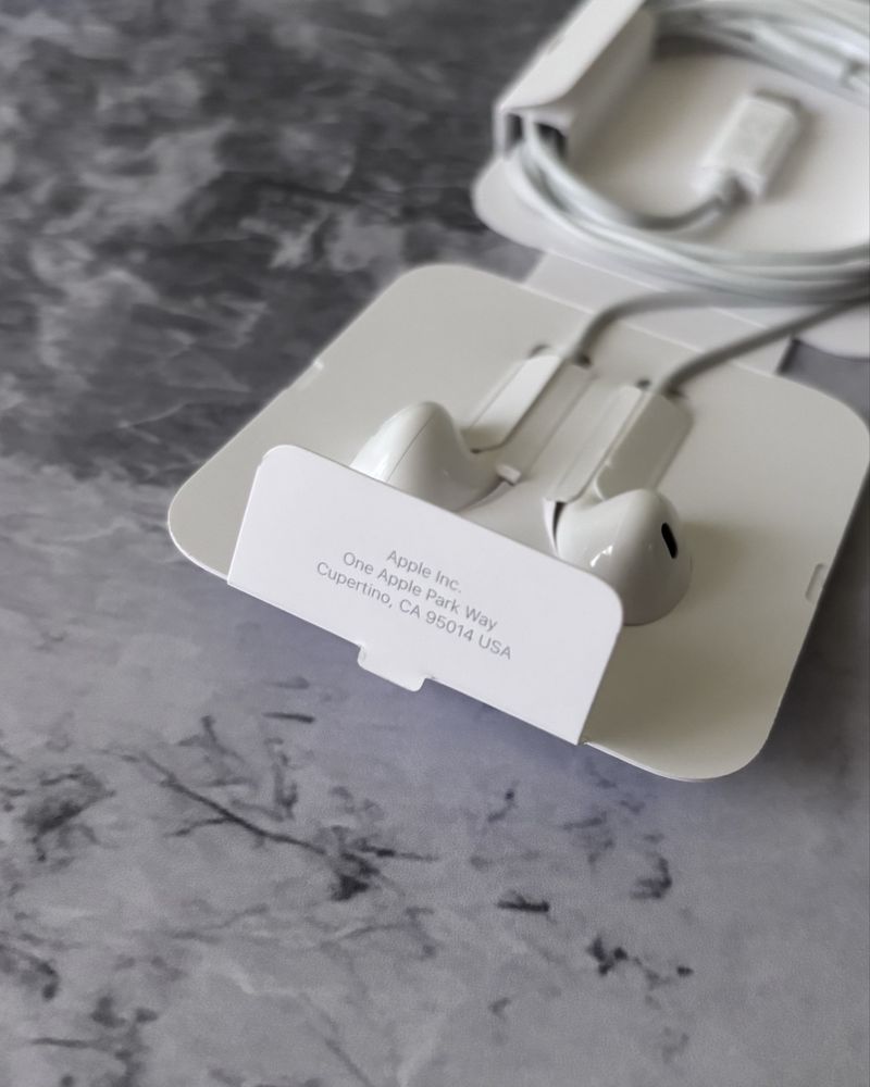 Оригінальні Навушники Провідні Apple EarPods Type-C ЕарПодс для Айфона