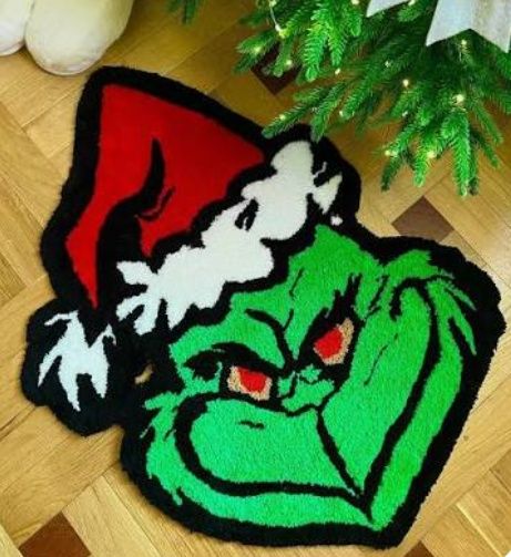 Новогодние тафтинговые коврики