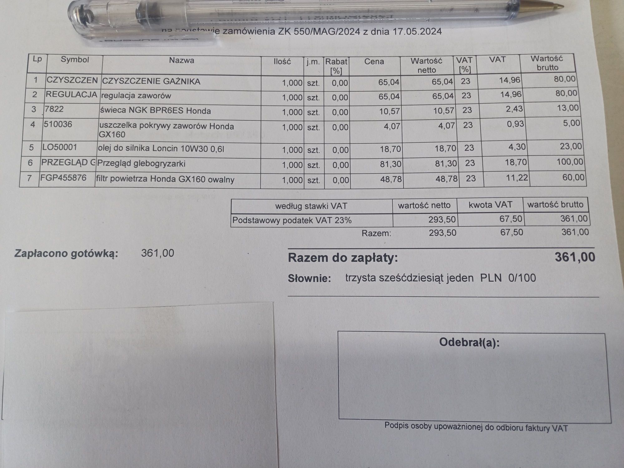 Ciagnik jednoosiowy Honda F560 glebogryzarka Tielburger