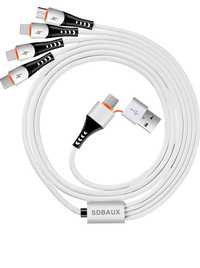 SDBAUX 3 A/1,2m Multi USB kabel 4 w 1