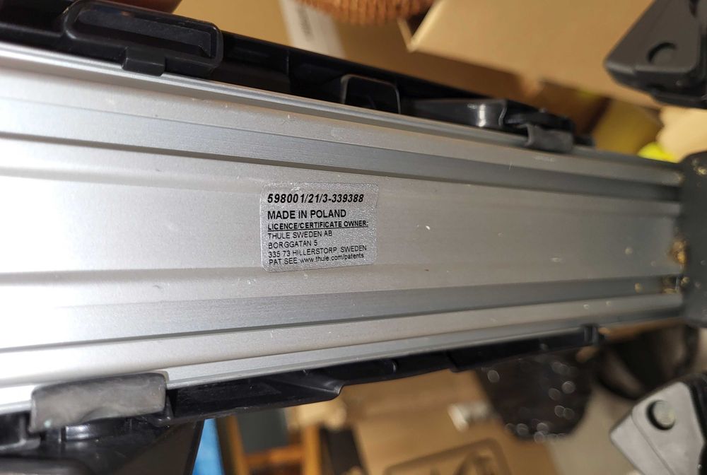 Bagażnik uchwyt rowerowy dachowy THULE 598 ProRide stan bardzo dobry