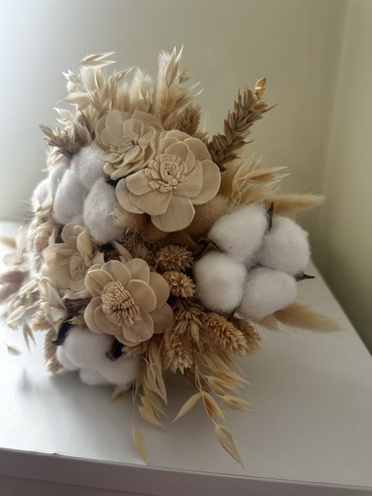 Весільний букет + бутоньєрка