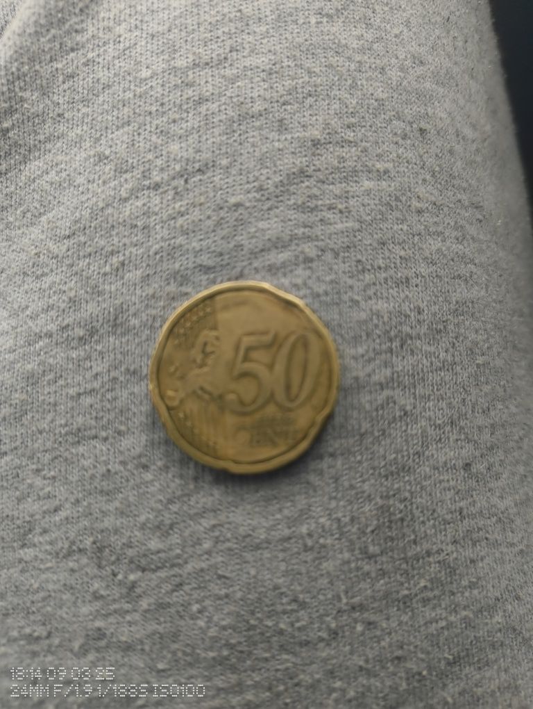 Moeda rara 0,50€