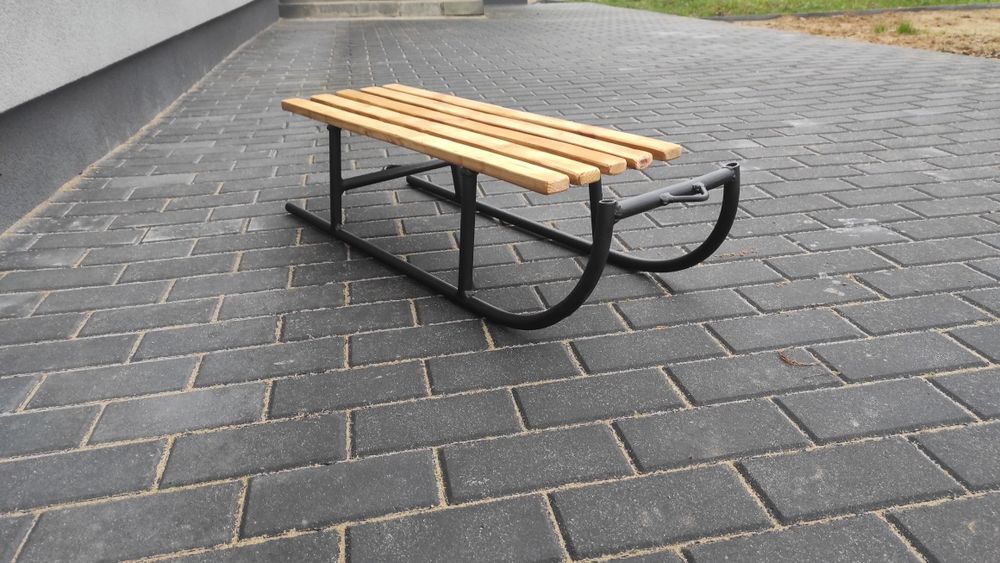 Sanki metalowe mocne Nowe spawane gratis sznurek