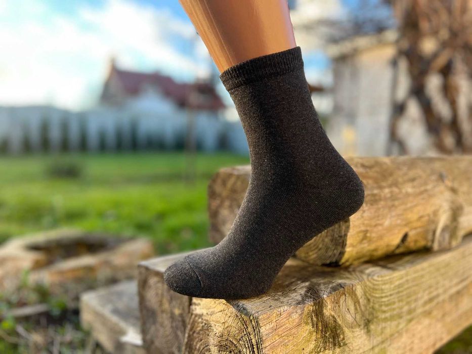 10пар 145грн шкарпетки високі сірі класичні однотонні носки демісезон