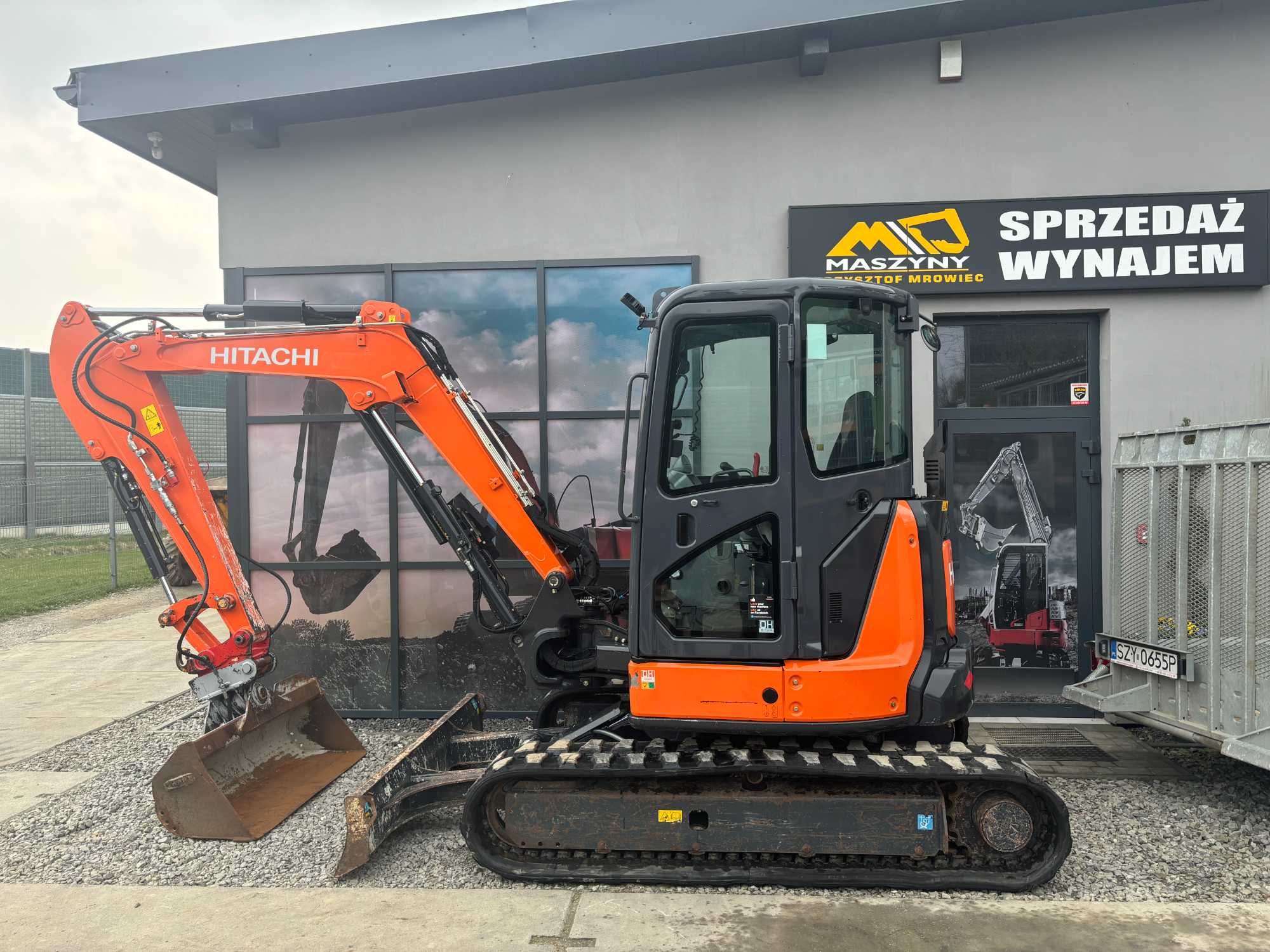 Minikoparka Hitachi ZX48U-5A z2016r klimatyzacja nie Kubota Cat Yanmar