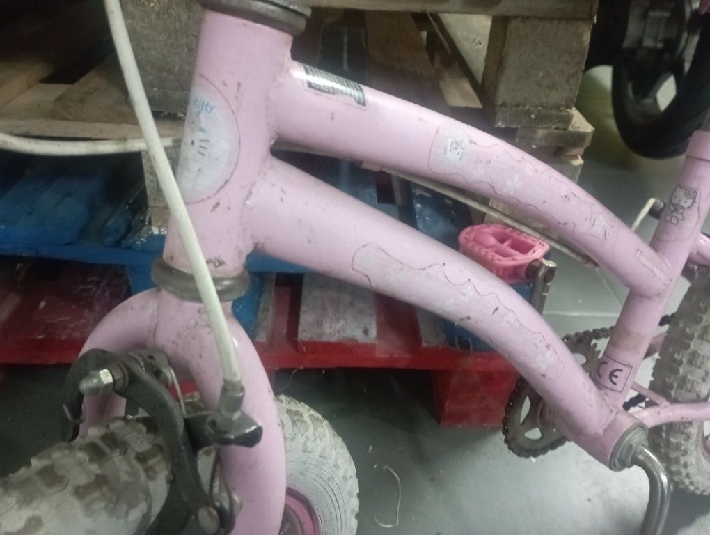 Bicicleta rosa menina