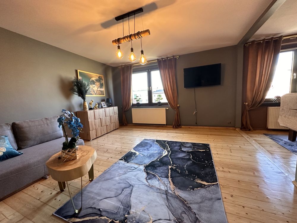 Nowoczesny apartament z kominkiem, 74m2, centrum Opola