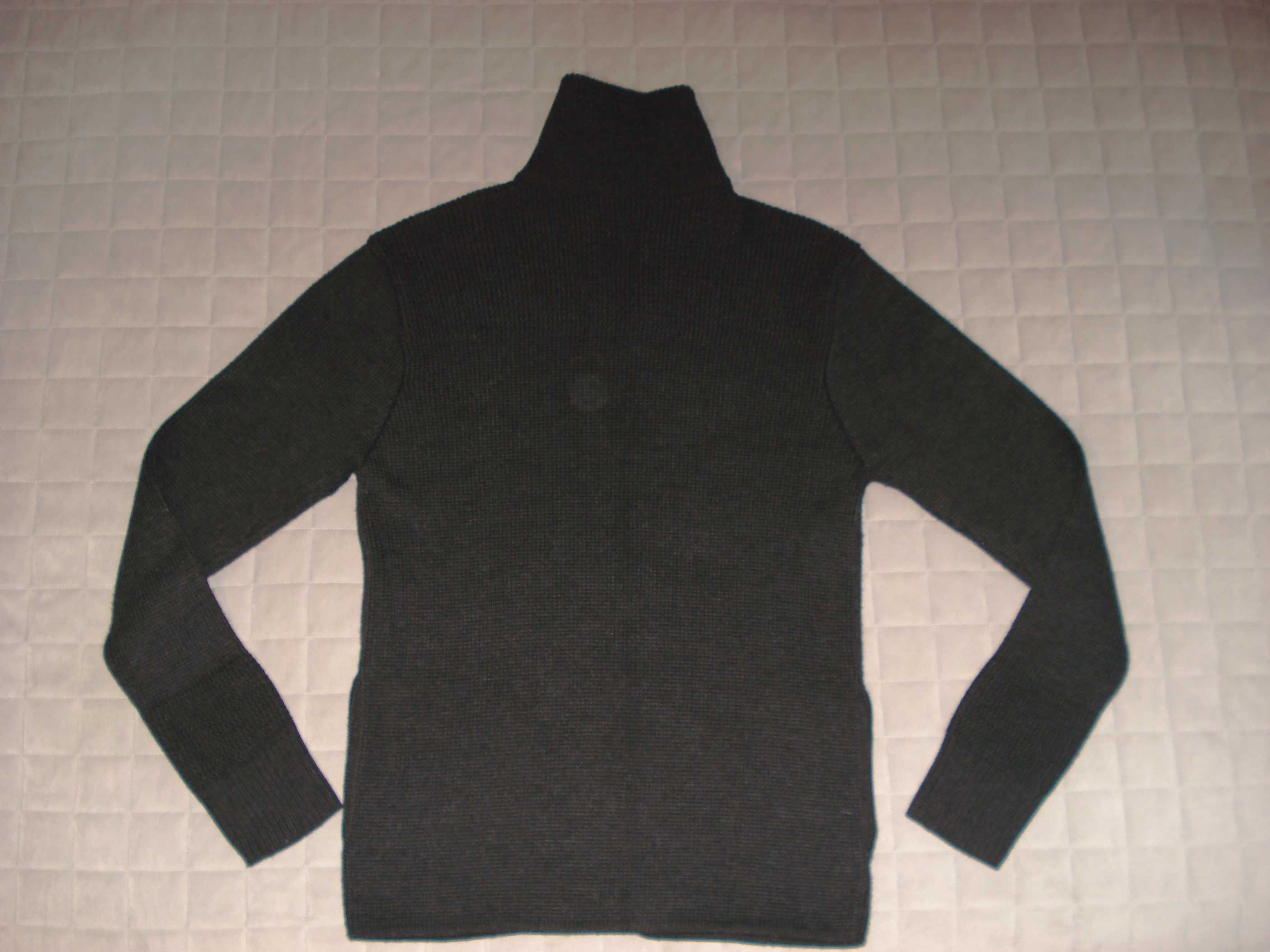 Czarny włoski męski sweter oryginał D.A.Italia pachy ok 90-100cm obwód