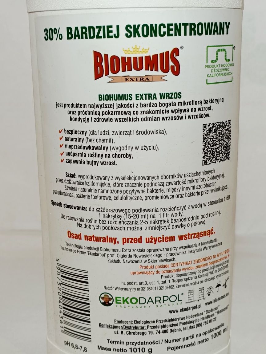 Biohumus Extra WRZOS 1000 ml