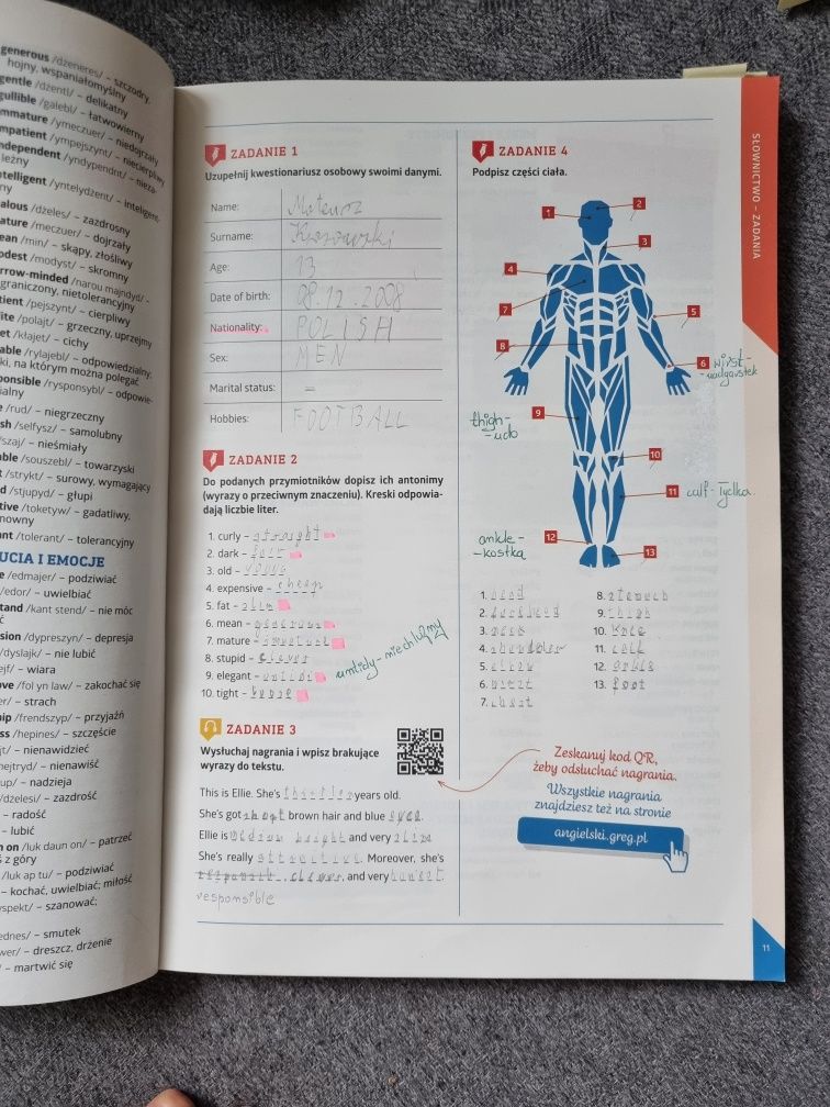 Repetytorium Język Angielski Egzamin 8 klasa