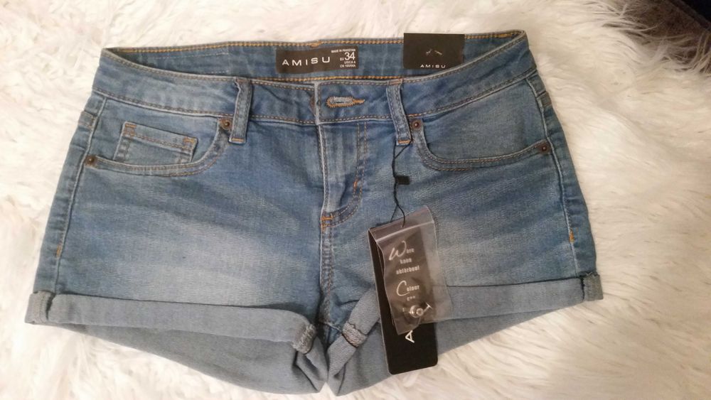 Krótkie spodenki - jeans rozm. XS