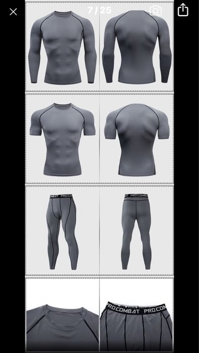 Компрессионный костюм, компрессионная одежда, спортивная одежда,