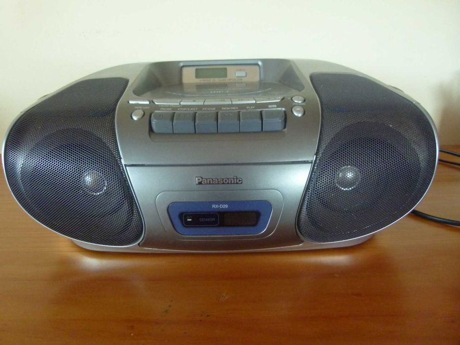 Radio CD K7 vintage Panasonic Boombox em muito bom estado