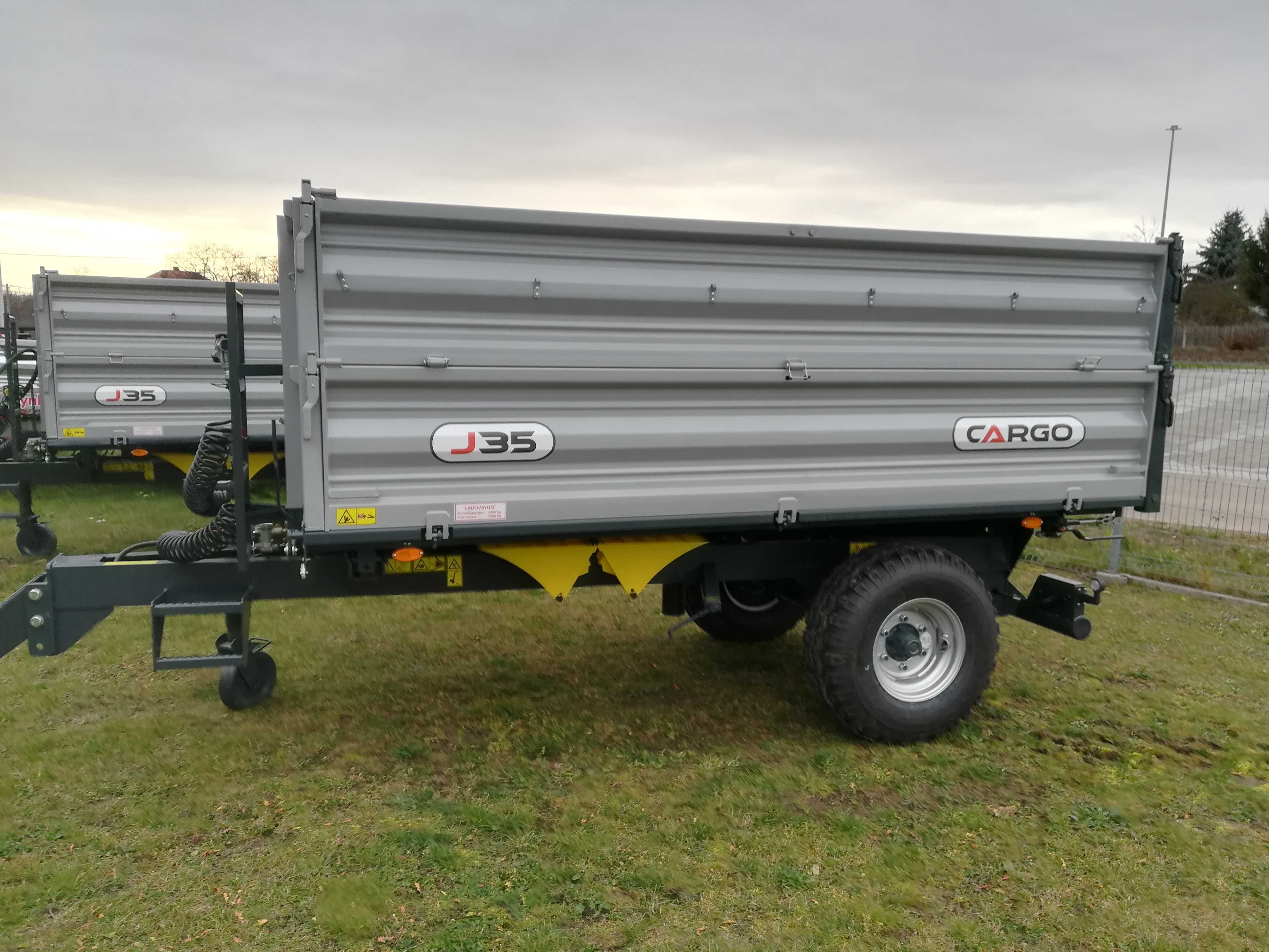 Przyczepa rolnicza jednoosiowa CARGO J50(5 ton) (nie Pronar,Metal-fach