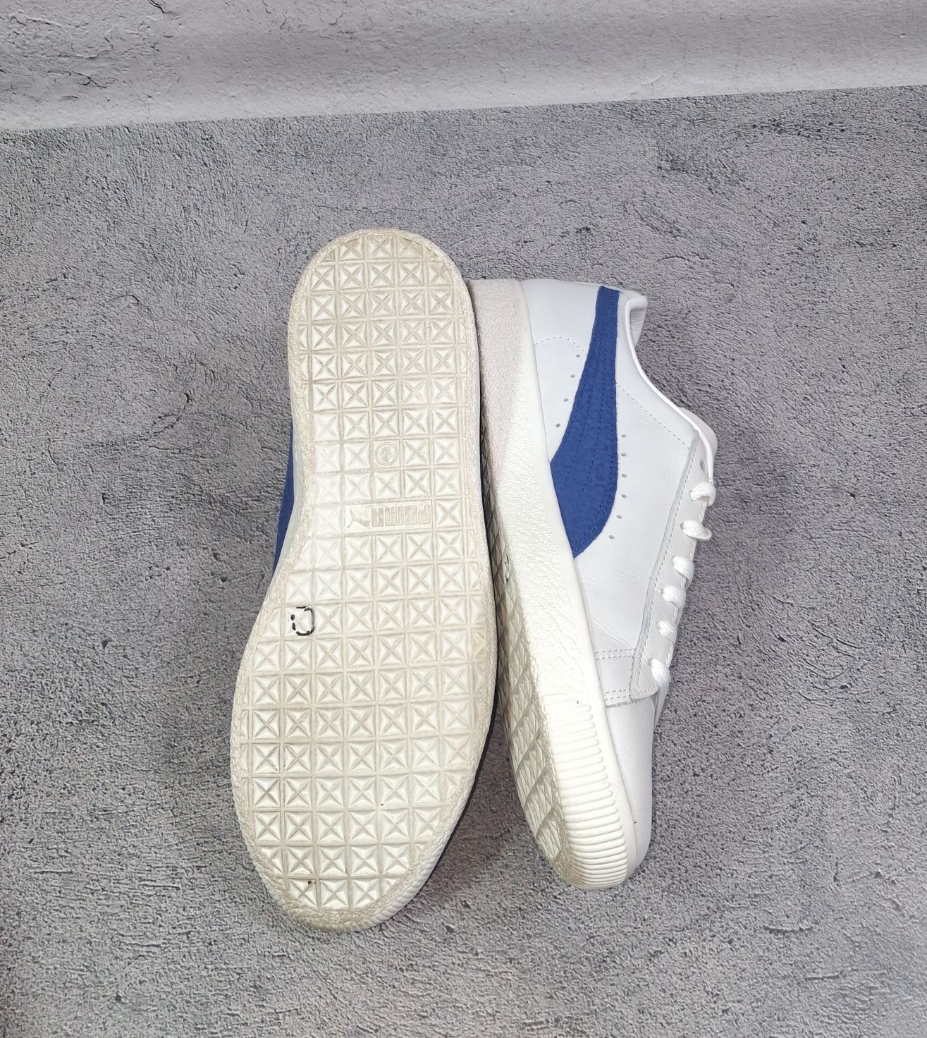 Кроссовки Puma Clyde Soho кожаные мужские кеды Suede Bold Classic