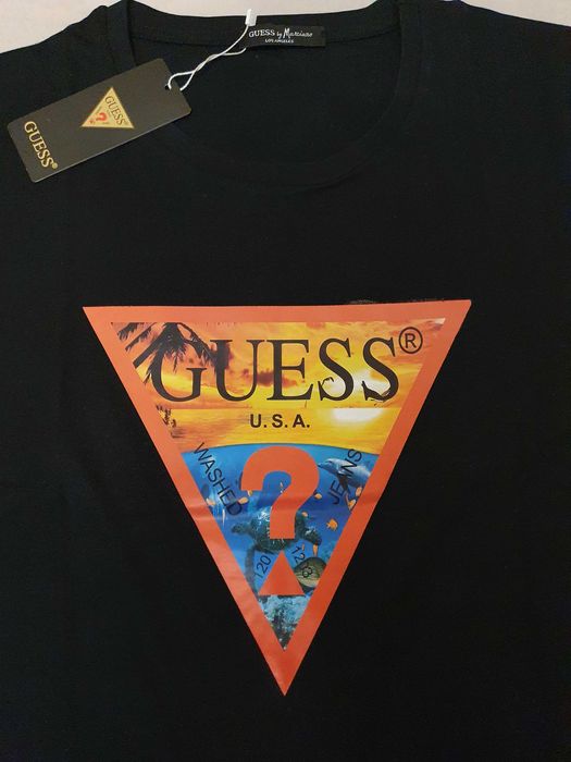 NOWA damska koszulka Guess t-shirt gg bluzka xl 42
