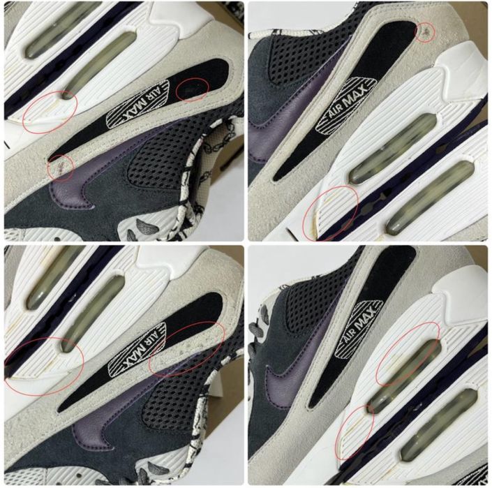 Рідкісні hitomi yokoyama x air max 90 current 'neutral grey,оригінал