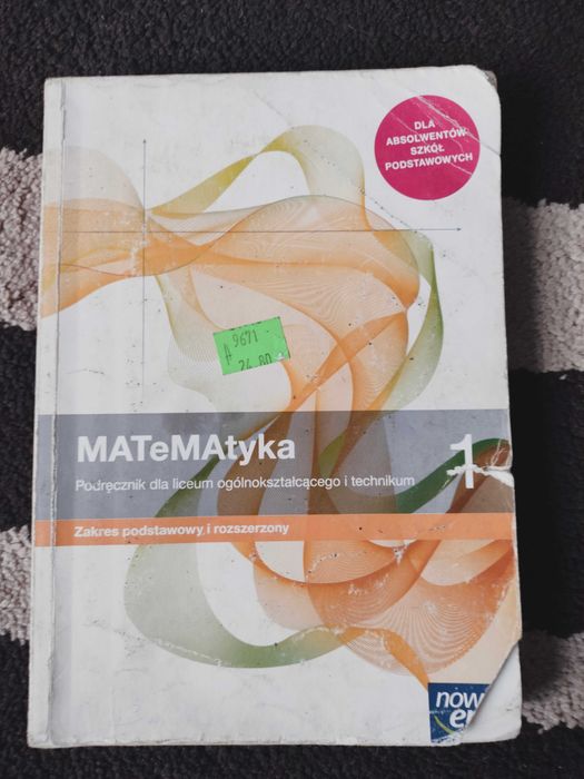 Sprzedam podręcznik do matematyki