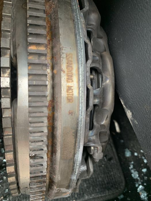 маховик корзина выжимной кулиса сцепление rexton ssang yong 2.7 дизель