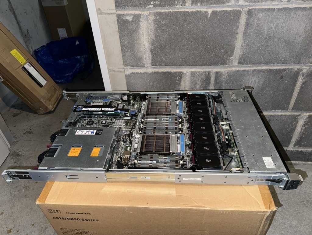 Serwer HP ProLiant DL360p G8 512GB 2x E5-2697v2 - Stan bardzo dobry