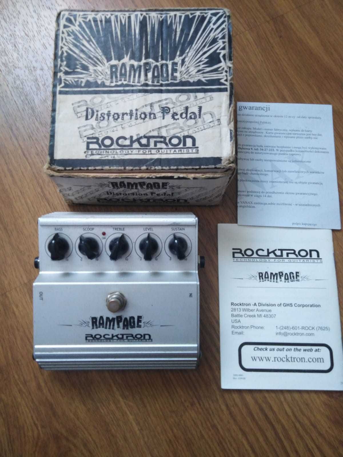 RAMPAGE Rocktron USA - Efekt gitarowy