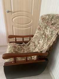 Кресло для гостиной, с накидкой