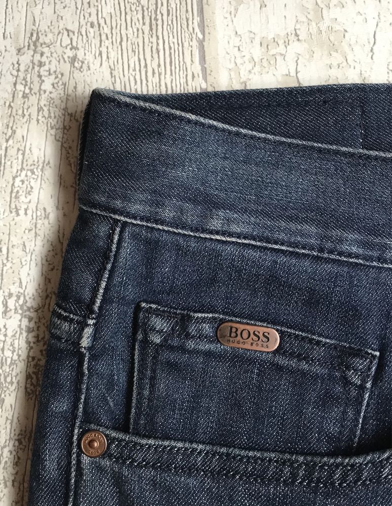 Męskie Spodnie Jeansy Hugo Boss Green Regular C-Kansas 35x32 Nowe !