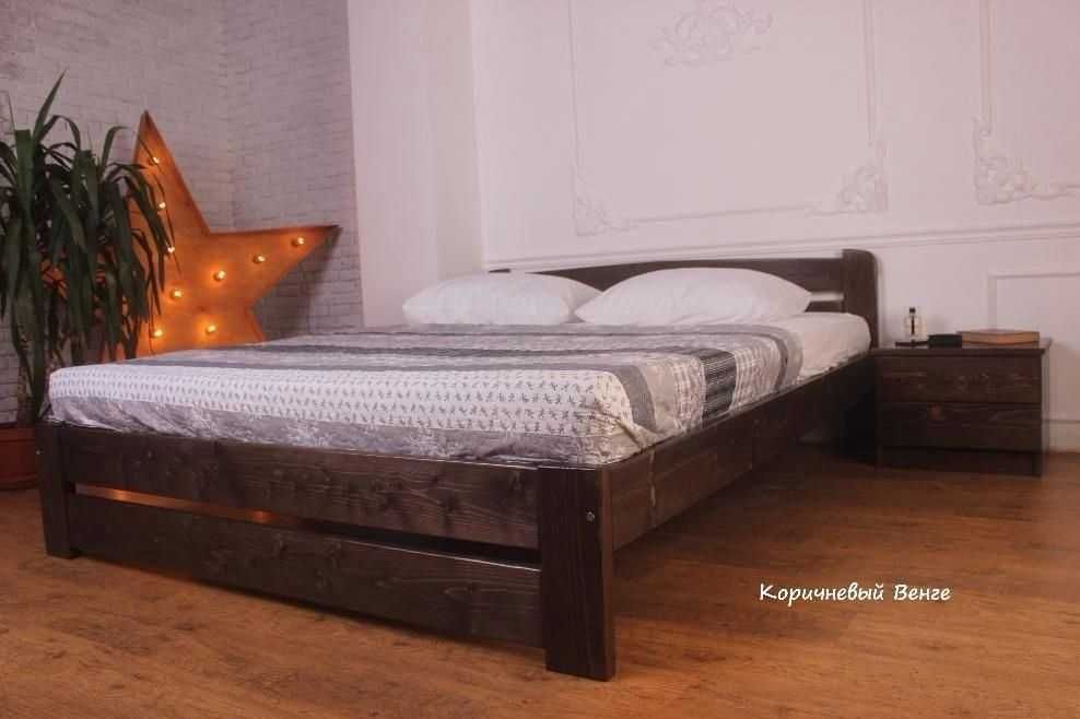 деревянная кровать 180/190 закарпатська сосна