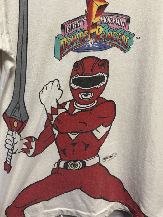 Koszulka T-Shirt Tee Power Rangers Mighty Morphin 90s Single Stitch S