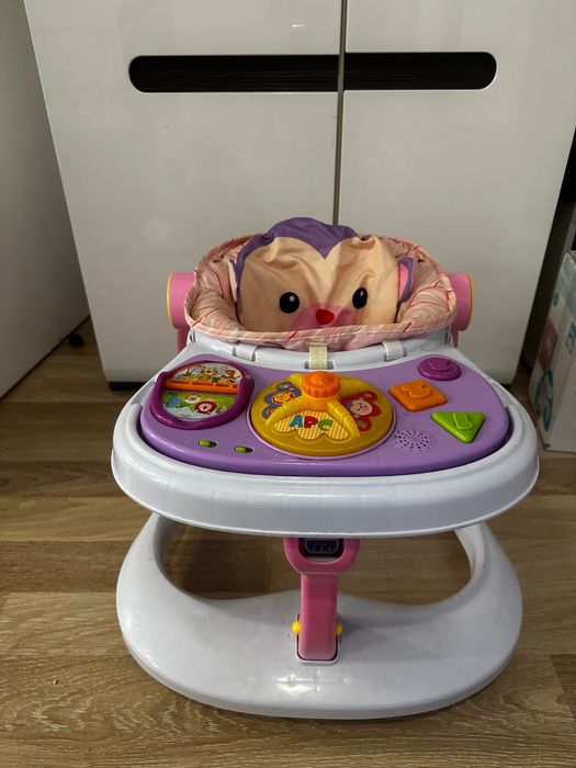 Pchacz chodzik krzesełko z tablicą interaktywną