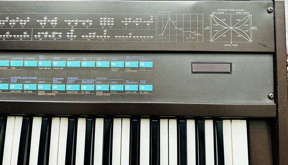 Yamaha Dx7 - legendarny syntezator FM stan bardzo dobry