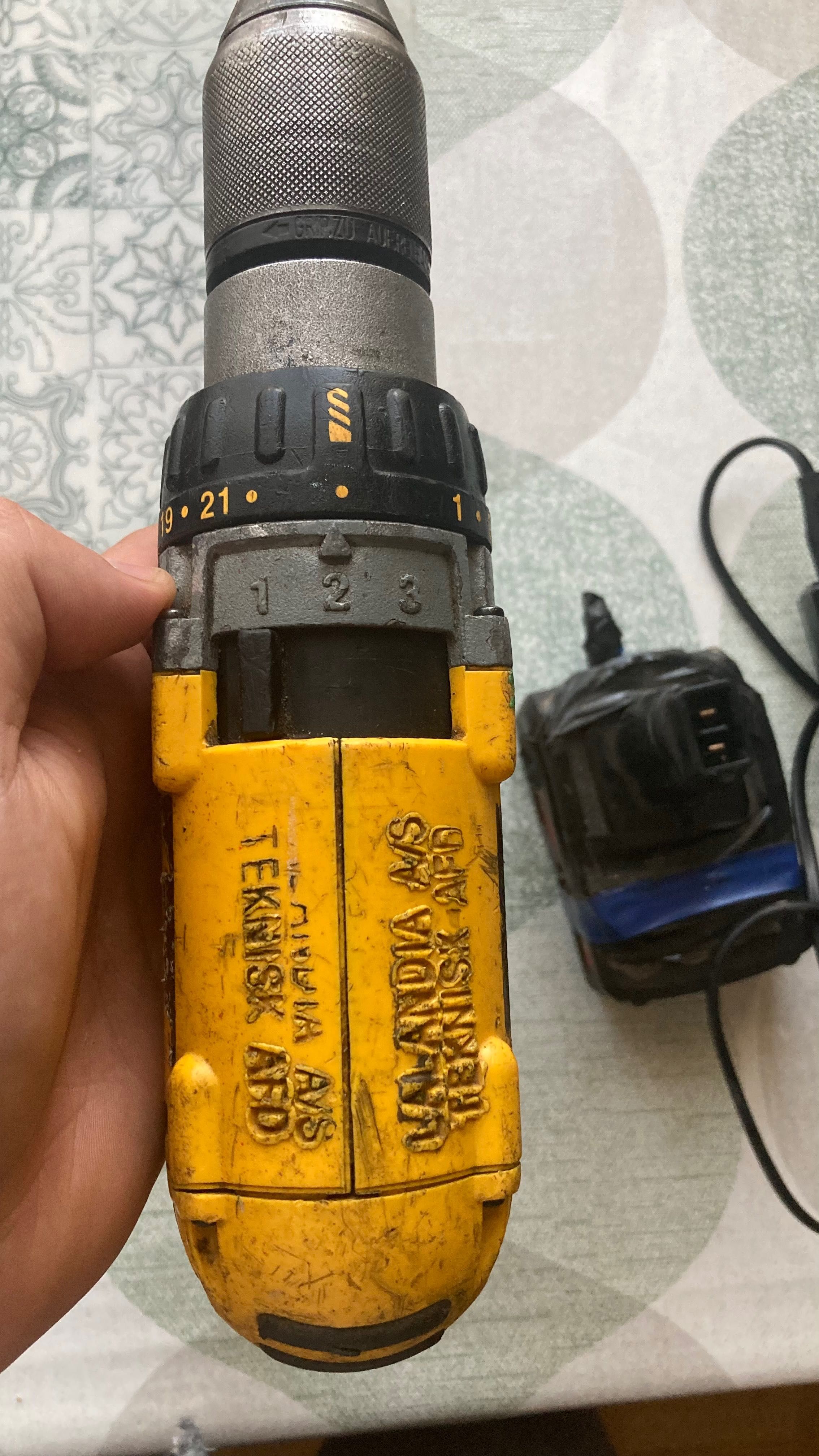 WkretarkaDewalt XRP 12v przerobiona na Lion sprzęgło 21 biegowe