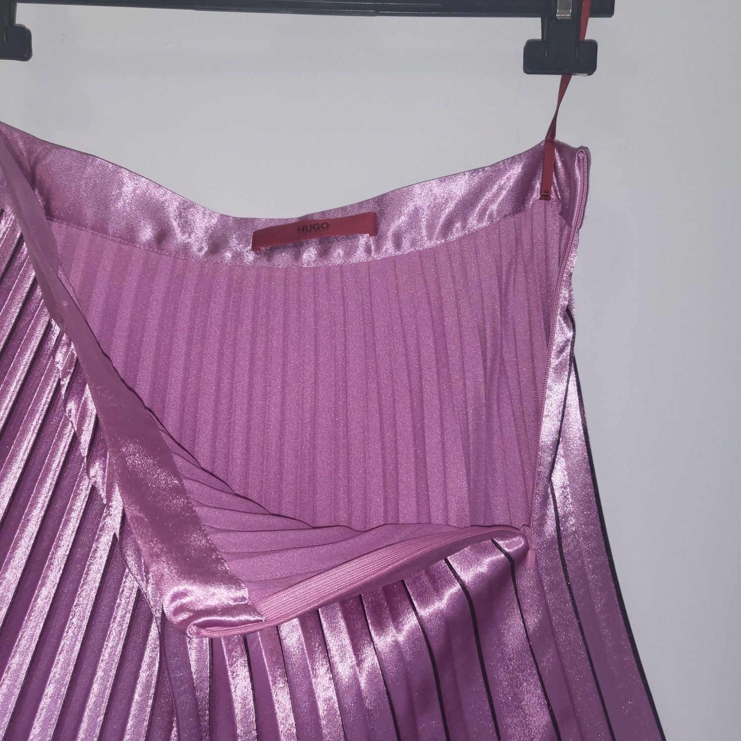 Hugo Boss Spódnica plisowana Raplissa- Fioletowa