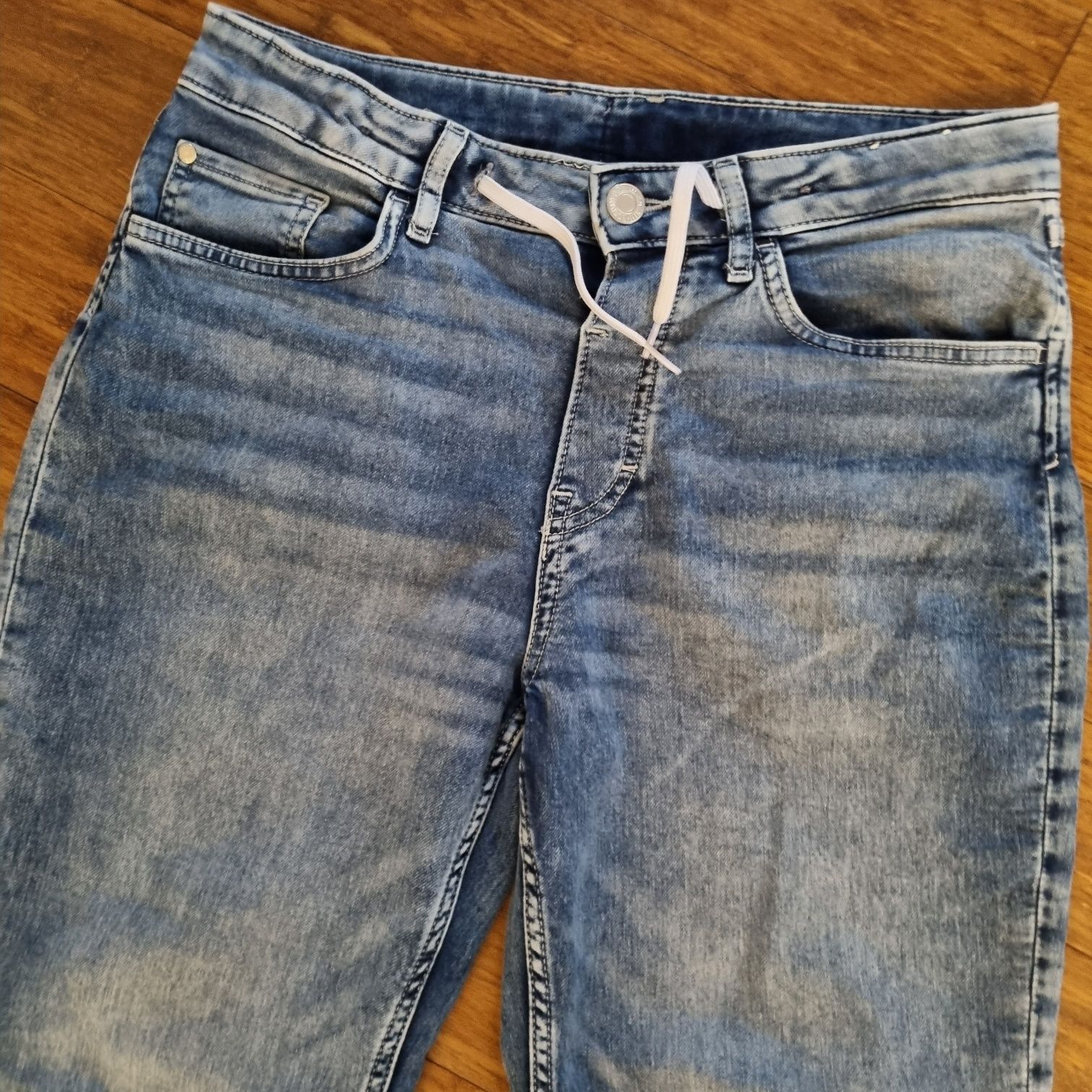 Jeansy dżinsy denim H&M 164