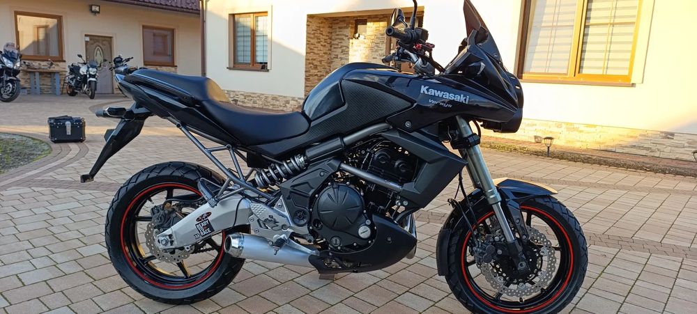 Kawasaki Versys 650 ABS 25tys,km-FullASO Klamy KOMIN Szybka OSŁONY Led Rachunki