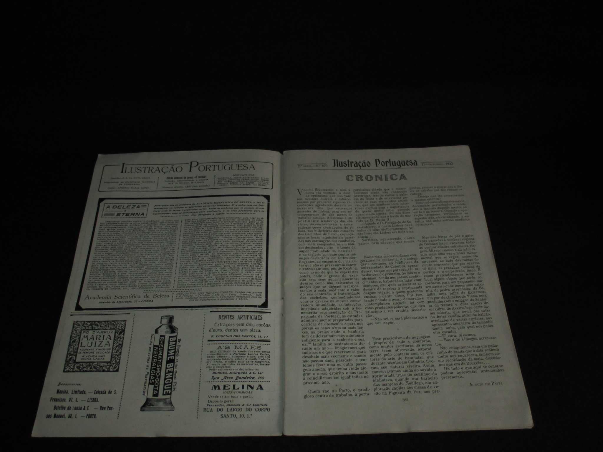 Revista Ilustração Portuguesa 1922 Cardeal Bourne