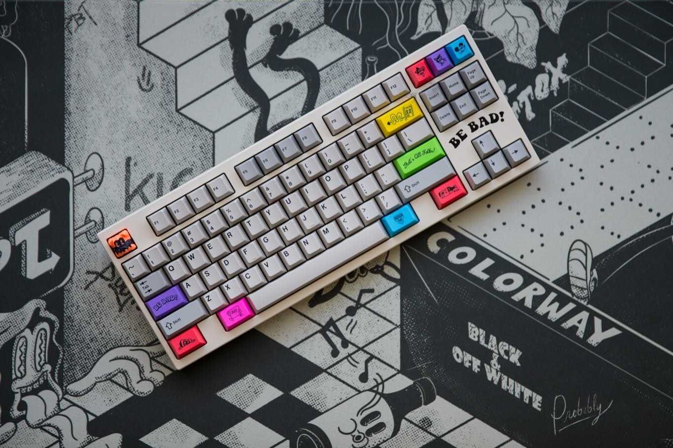 Кастомна механічна клавіатура в зборі SWAGKEYS Eave65 GMK Rubrehose