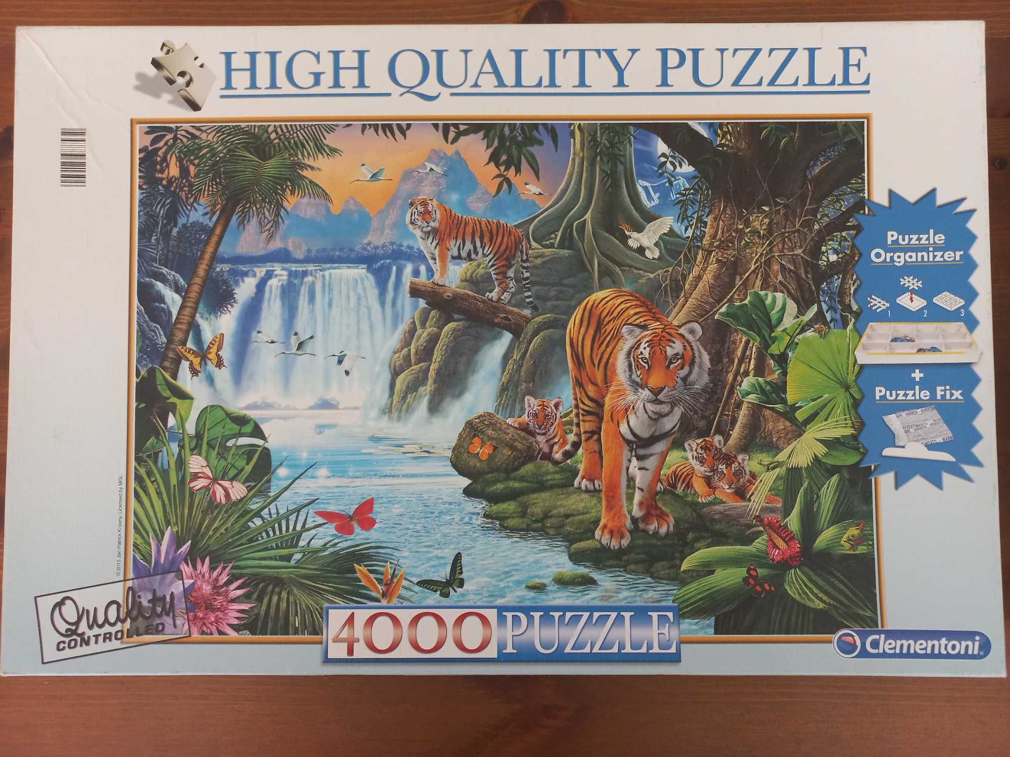 Puzzle 4000 peças Tigres Clementoni