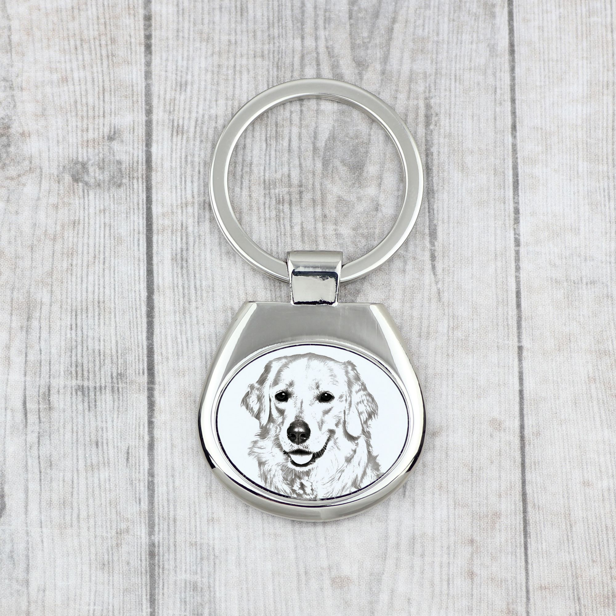 Kuvasz brelok ze zdjęciem psa Art-Dog