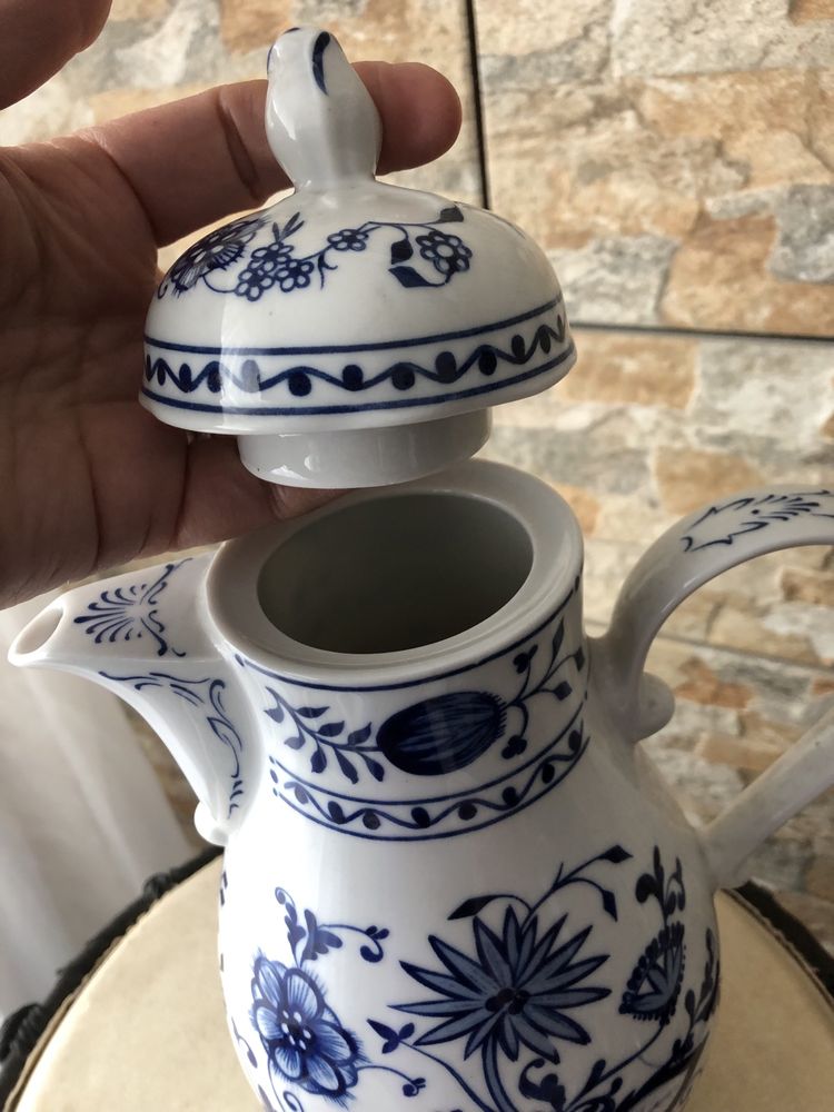 Porcelana wzór cebulowy dzbanek Kanhla