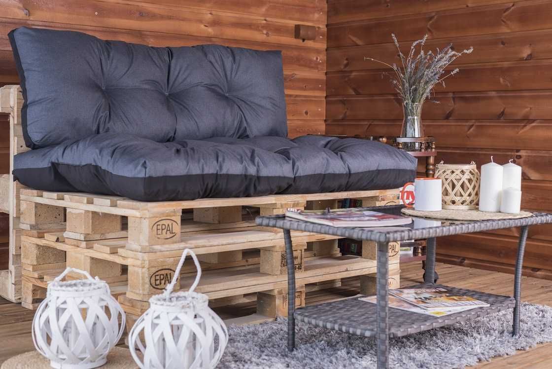 Zestaw poduszek ogrodowych na meble z palet 120x80 i 120x40 PRODUCENT