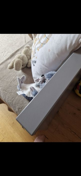 Hemnes Ikea łóżko szare jak nowe