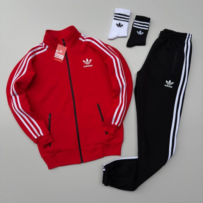 Зимовий костюм Adidas | Трьохнитка фліс | Унісекс | XS–XXXL