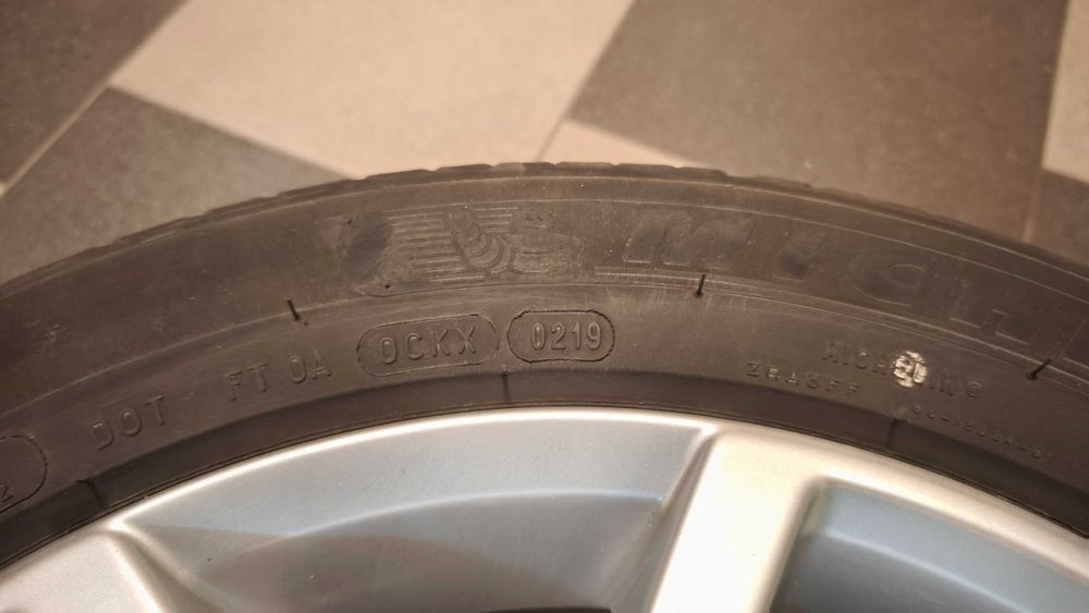 4 koła: opony + alufalgi Volvo 225/50/17 jak NOWE