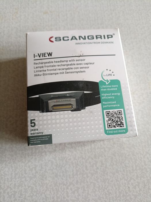 Налобний ліхтар Scangrip I-View for Life