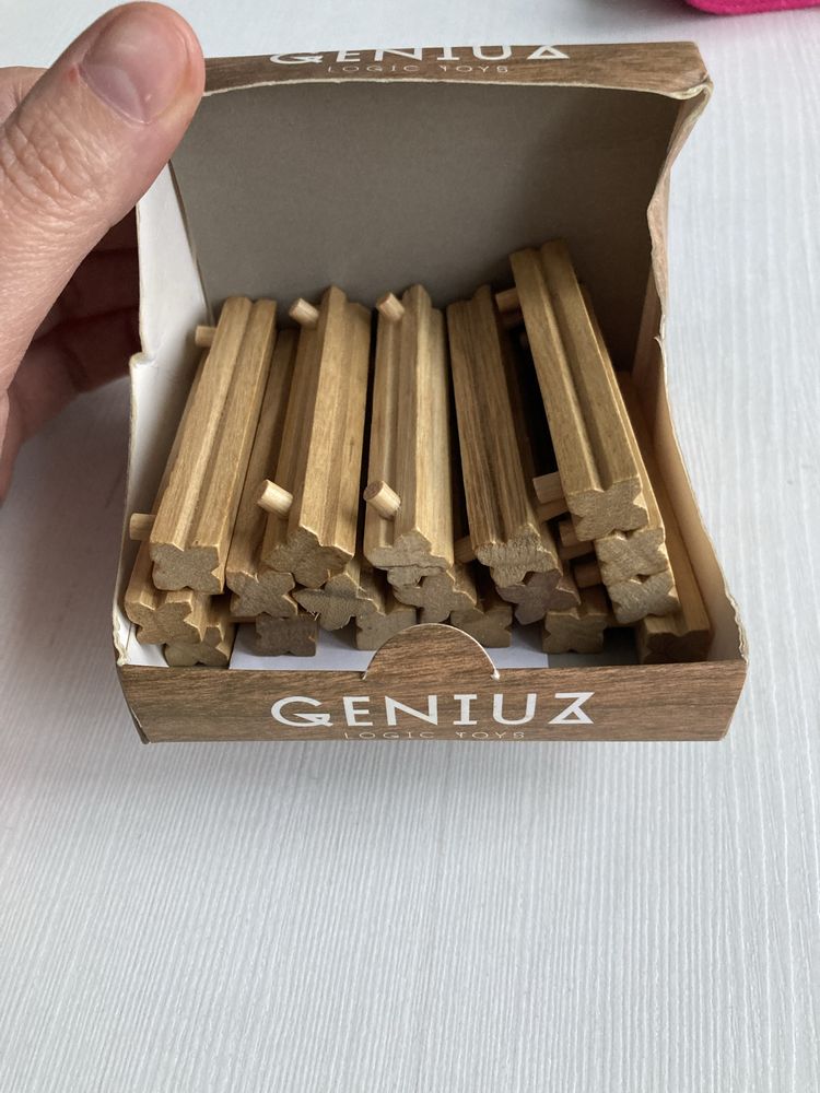 Geniuz puzzle drewniane 3d