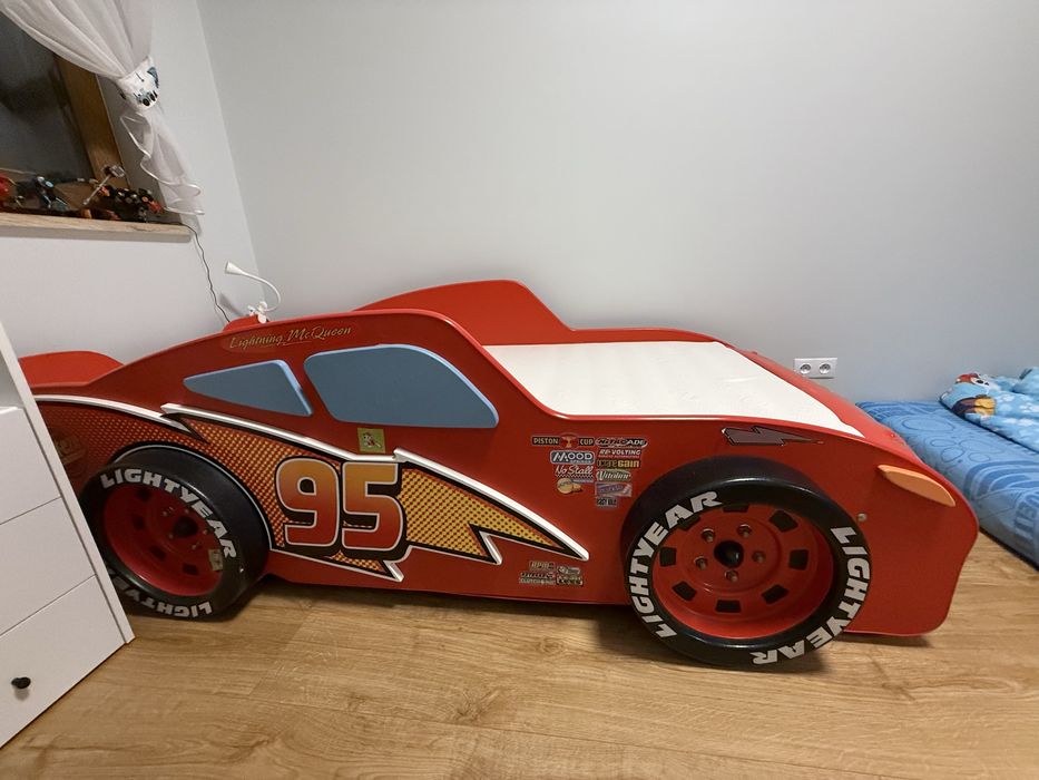 Łóżko zygzak mcqueen