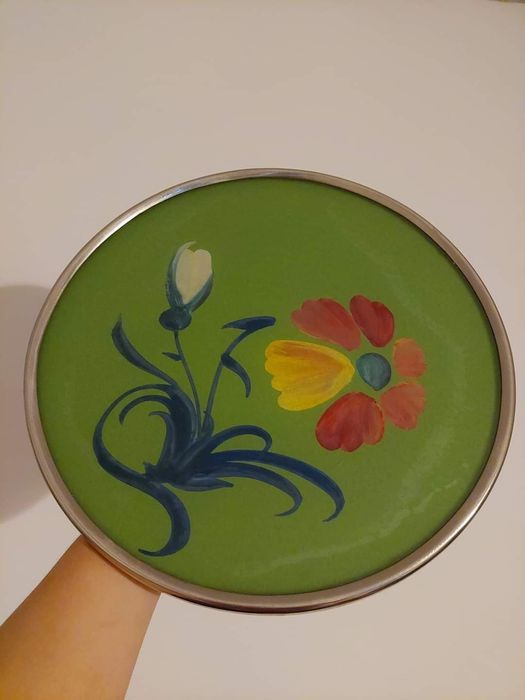 Patera obrotowa na tort/ciasto PRL